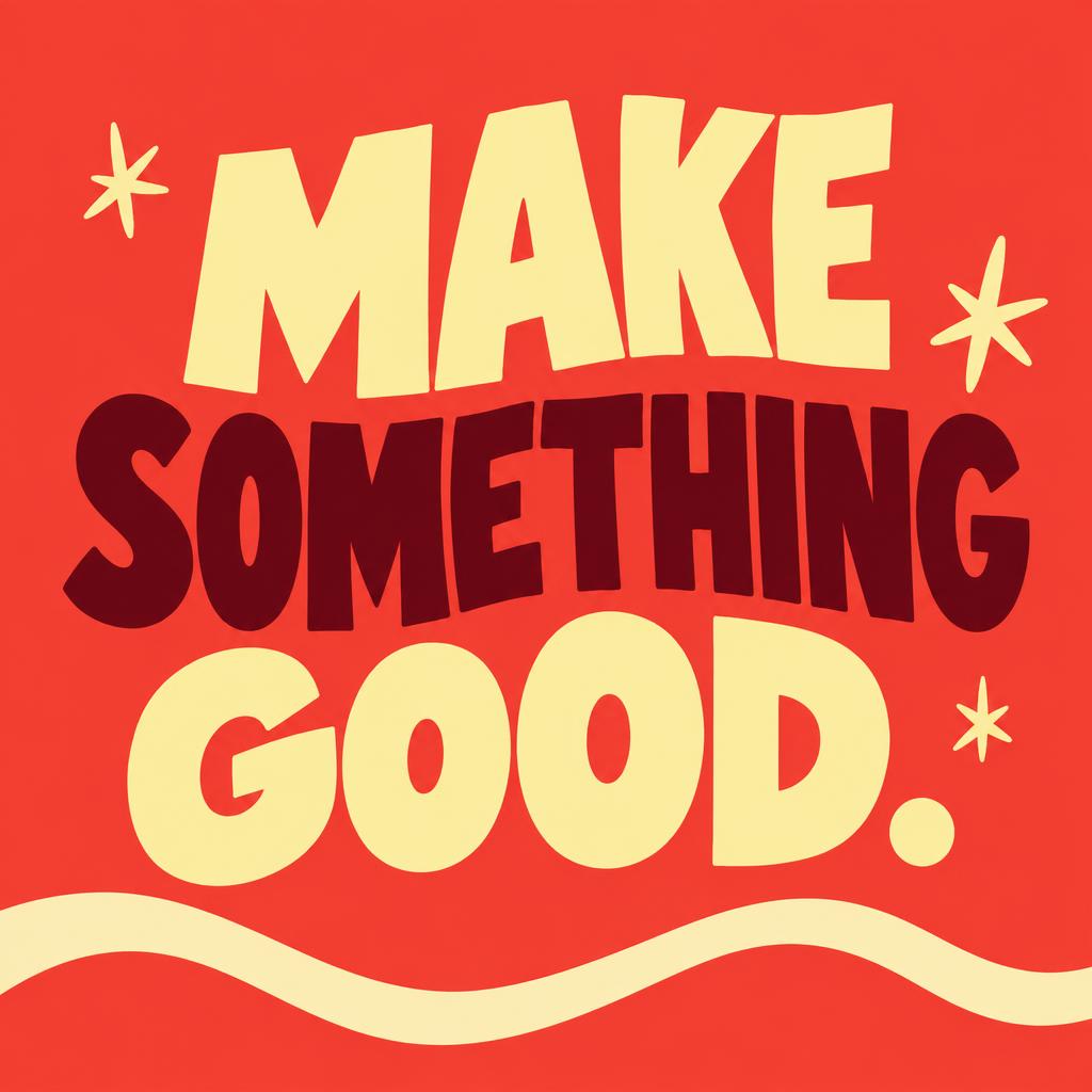 Make Something Good: A Creative Morning